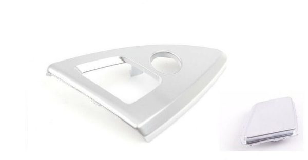 BMW NEW GENUINE F10 F11 LCI CENTER CONSOLE LOCK CHROME COVER WITH BUTTON LHD