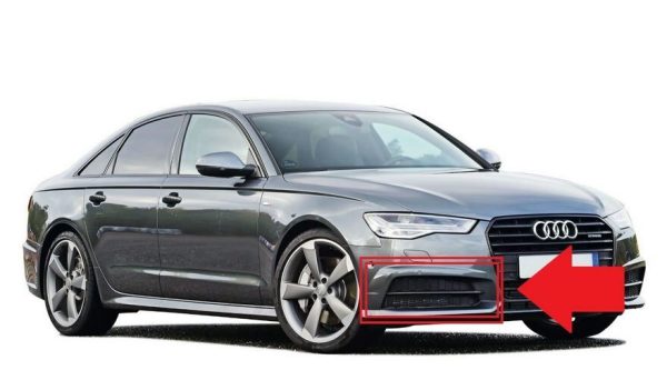 NEW GENUINE AUDI A6 15-18 S-LINE FRONT BUMPER LOWER O/S RIGHT AIR VENT GRILL 4G0807648JBMT - Image 2