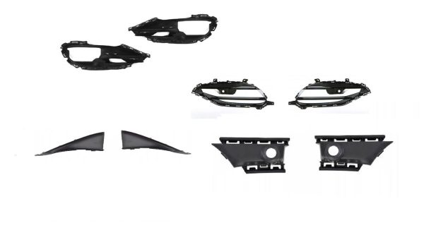 NEW GENUINE MERCEDES BENZ MB A45 CLASS 2015- W176 AMG FRONT BUMPER GRILL SET - Image 3