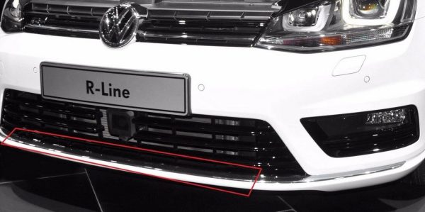 NEW GENUINE VW GOLF R-LINE MK7 13-17 LOWER CENTER GRILL TRIM CHROME 5G08537652ZZ - Image 3