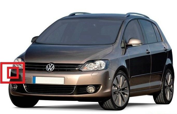 NEW GENUINE VW GOLF PLUS MK6 09-14 FRONT HEADLIGHT WASHER COVER CAP RIGHT O/S 5M0955110HGRU - Image 2