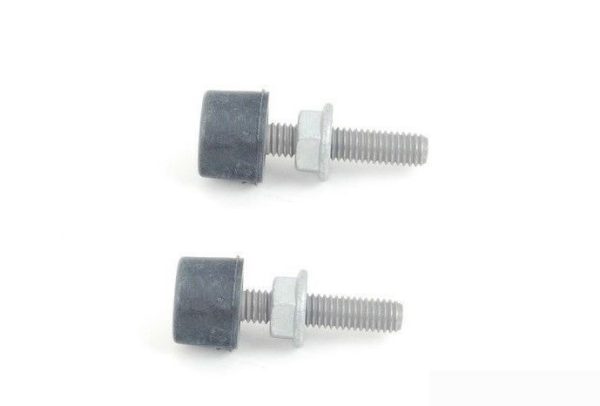 NEW GENUINE MERCEDES MB SL W107 W129 E W124 W201 ENGINE HOOD BUFFER STOP 2PCS A2019880511 - Image 2