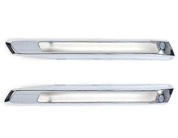 NEW GENUINE MERCEDES BENZ GL X164 FRONT BUMPER FOG LIGHT GRILL TRIM PAIR SET - Image 3