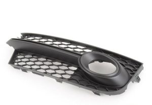 NEW GENUINE AUDI TTS S-LINE 11-14 FRONT BUMPER LEFT N/S FOG LIGHT GRILL BLACK 8J0807681K3FZ