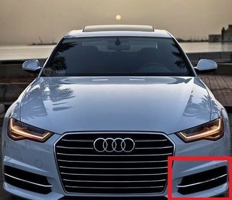 NEW GENUINE AUDI A6 15-18 S-LINE N/S LEFT BUMPER GRILL FOG LIGHT SURROUND 4G0807647B9B9 - Image 3