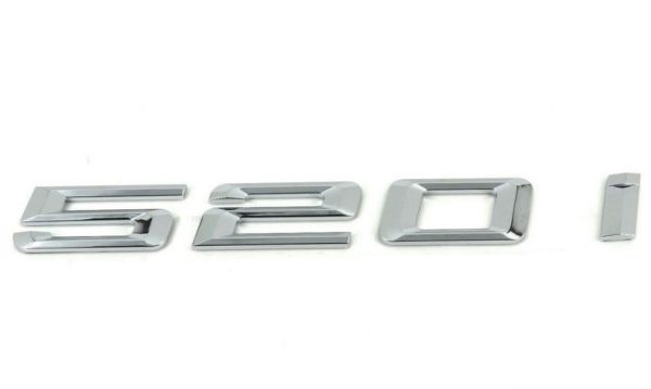 BMW NEW GENUINE 5 SERIES REAR TRUNK 520i EMBLEM LETTERING BADGE 51147039782