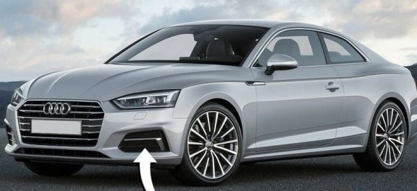 NEW GENUINE AUDI A5 2017-2018 FRONT BUMPER FOG LIGHT GRILL LEFT N/S  8W6807681MRU6 - Image 4