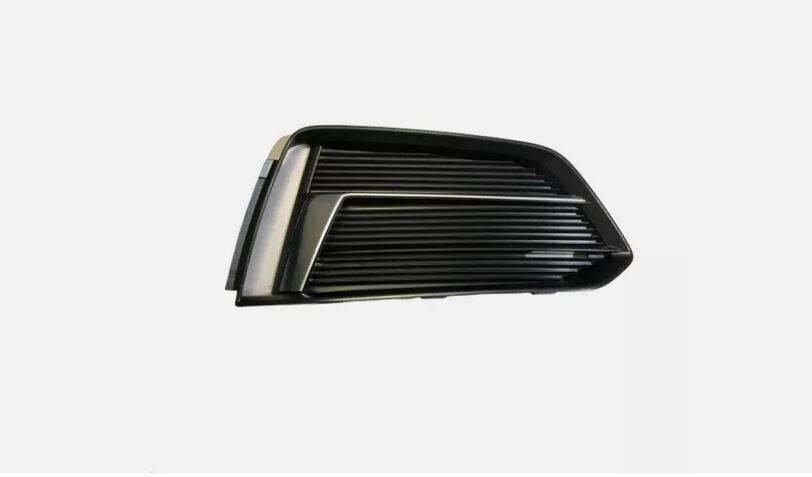 NEW GENUINE AUDI A5 2017-2018 FRONT BUMPER FOG LIGHT GRILL RIGHT O/S 8W6807682MRU6