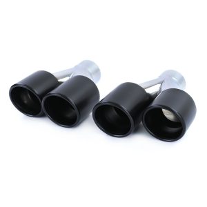 Black Matt Exhaust tips 89mm For BMW F12 F13 F06