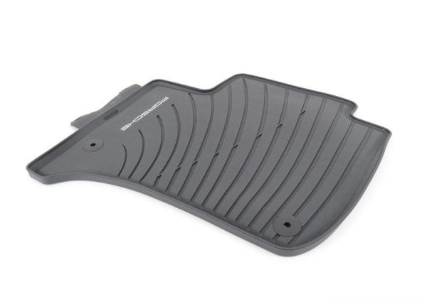 NEW GENUINE PORSCHE CAYENNE 11-14 FRONT AND REAR BLACK RUBBER FLOOR MATS LHD 958044801551E0 - Image 8