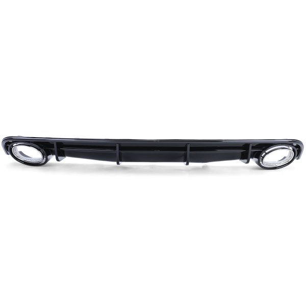 Rear bumper Diffuser RS6 look For Audi A6 C7 4G 2015-2018 S-Line / S6 bumper + tips - Image 5