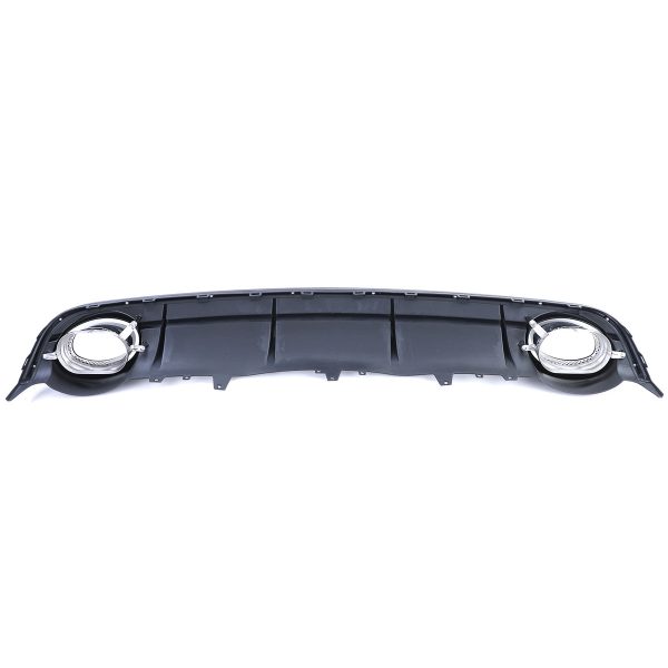 Rear bumper Diffuser RS6 look For Audi A6 C7 4G 2015-2018 S-Line / S6 bumper + tips - Image 3