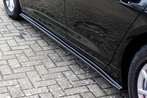 Black Gloss Performance Side skirts addons / Blades / diffusers / sill covers For Audi A6 C8 F2 18-23