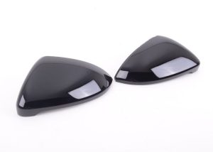 NEW GENUINE VW GOLF MK7 GTI ALLTRACK R LINE GLOSS BLACK MIRROR COVER SET KIT 5G0072530A