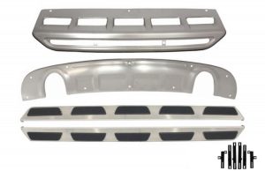 Skid Plates Off Road Running boards Side Steps suitable for Audi Q5 8R Facelift (2013-2016)  OEM Design