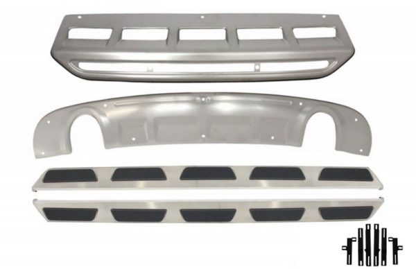 Skid Plates Off Road Running boards Side Steps suitable for Audi Q5 8R Facelift (2013-2016)  OEM Design