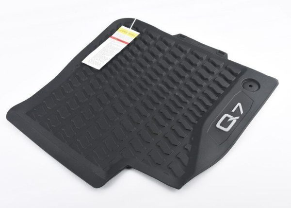 NEW GENUINE AUDI Q7 16- FRONT BLACK RUBBER ALL WEATHER FLOOR MATS LHD 4M1061221C041 - Image 4