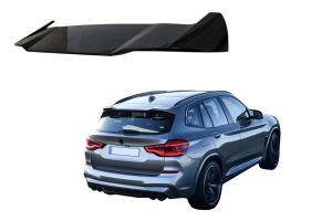 Roof Spoiler suitable for BMW X3 G01 (2017-Up) BK Style Piano Black
