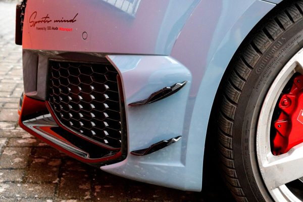 Front Bumper Side Flaps/ Fins/ Blades For Audi TT RS 8S Facelift 2018+ - Image 2