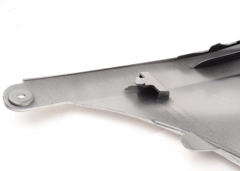 NEW GENUINE VW TIGUAN 07-11 REAR R LINE BUMPER SILVER LOWER SPOILER 5N0807568V7R - Image 4