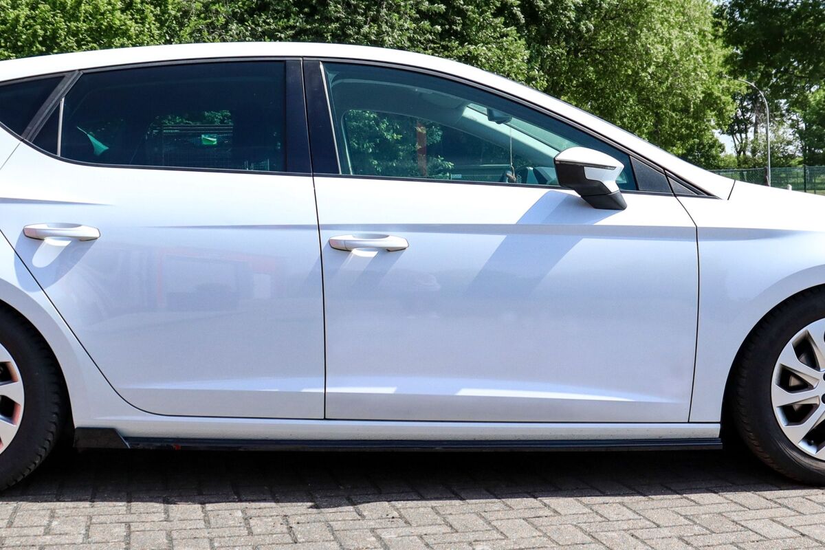 Performance Side skirts addons / Blades / diffusers / sill covers with Wing For Seat Leon 5F 3 door 12-16 - Image 2