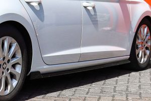 Performance Side skirts addons / Blades / diffusers / sill covers with Wing For  Seat Leon 5F 12-16