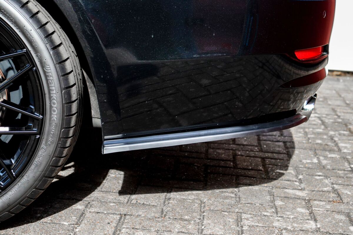 Black GLOSS Performance Rear Bumper Side Flaps/ Splitters with Wing For BMW 4 Series F32 F33 F36 3C 2012-2020 - Image 2