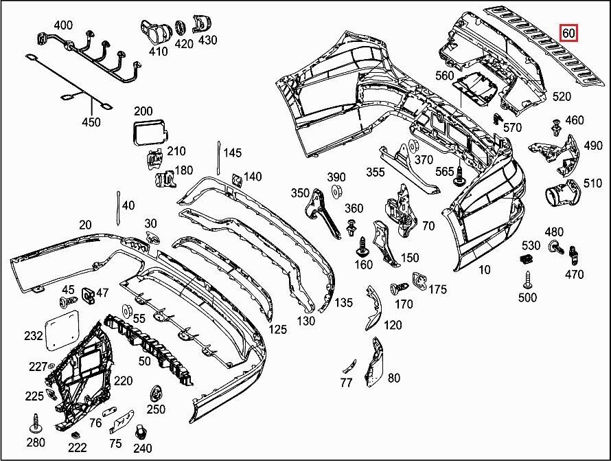 NEW GENUINE MERCEDES BENZ GLS CLASS X166 REAR LOADING SILL CHROME PROTECT COVER A1668840190 - Image 2