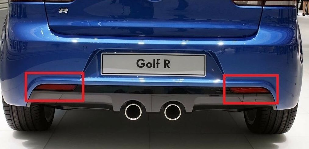 NEW GENUINE VW GOLF R MK6 09-14 REAR BUMPER LEFT RIGHT REFLECTOR SET PAIR 5K0945105K + 5K0945106K - Image 10