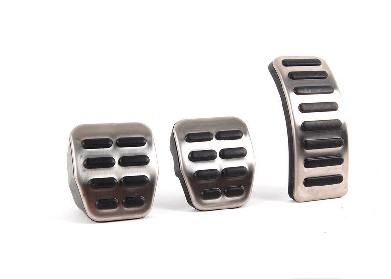 NEW GENUINE VW AUDI GOLF BORA BEETLE TT PEDALS FOOTREST PEDALSET ALUMINIUM LHD 8N1064200 - Image 2