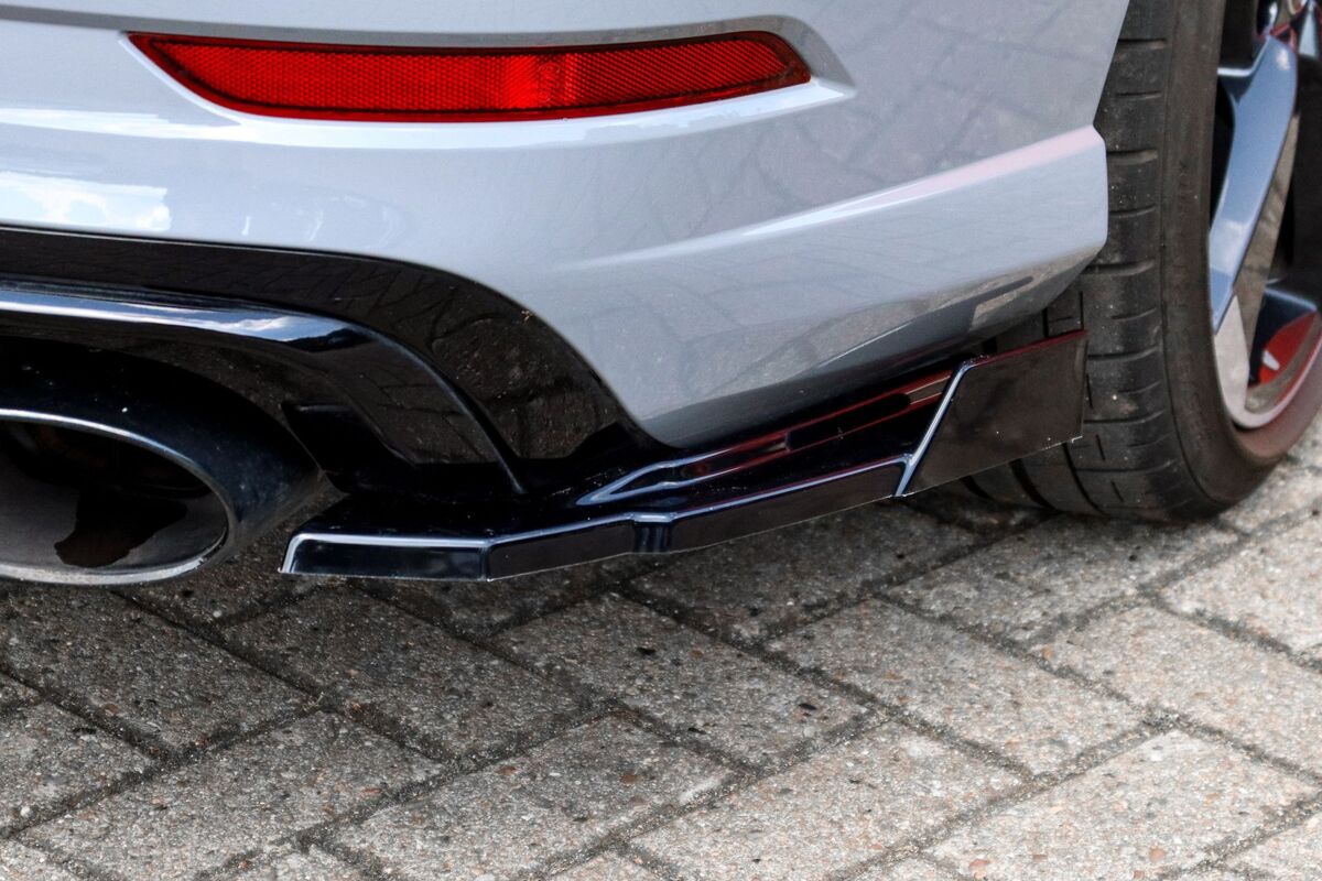 Performance Rear Bumper Side Flaps/ Splitters with Wing For Audi RS3 8V Facelift 17-20