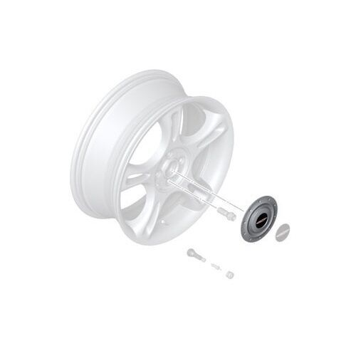 MINI NEW GENUINE R50 R52 R53 R55 R56 R57 R58 R59 JCW WHEEL CENTER CAP STAR R95 36136779555 - Image 2