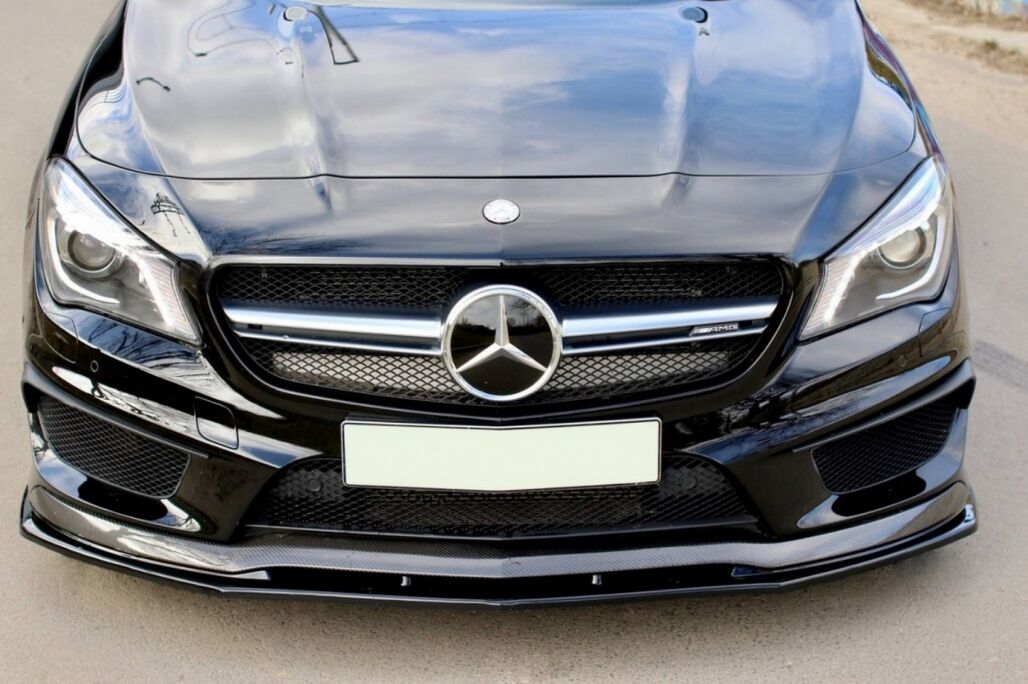 Front Bumper Spoiler Lip suitable for MERCEDES CLA45 C117 X117 (2013-2016) - Image 10