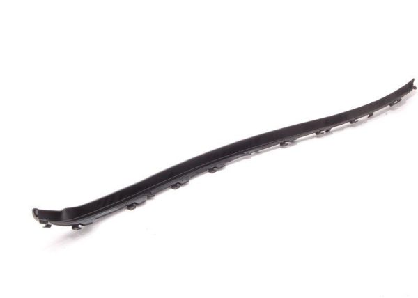 NEW GENUINE PORSCHE 997 09-12 FRONT BUMPER CENTER LOWER BLACK SPOILER LIP 9975055570201C - Image 5
