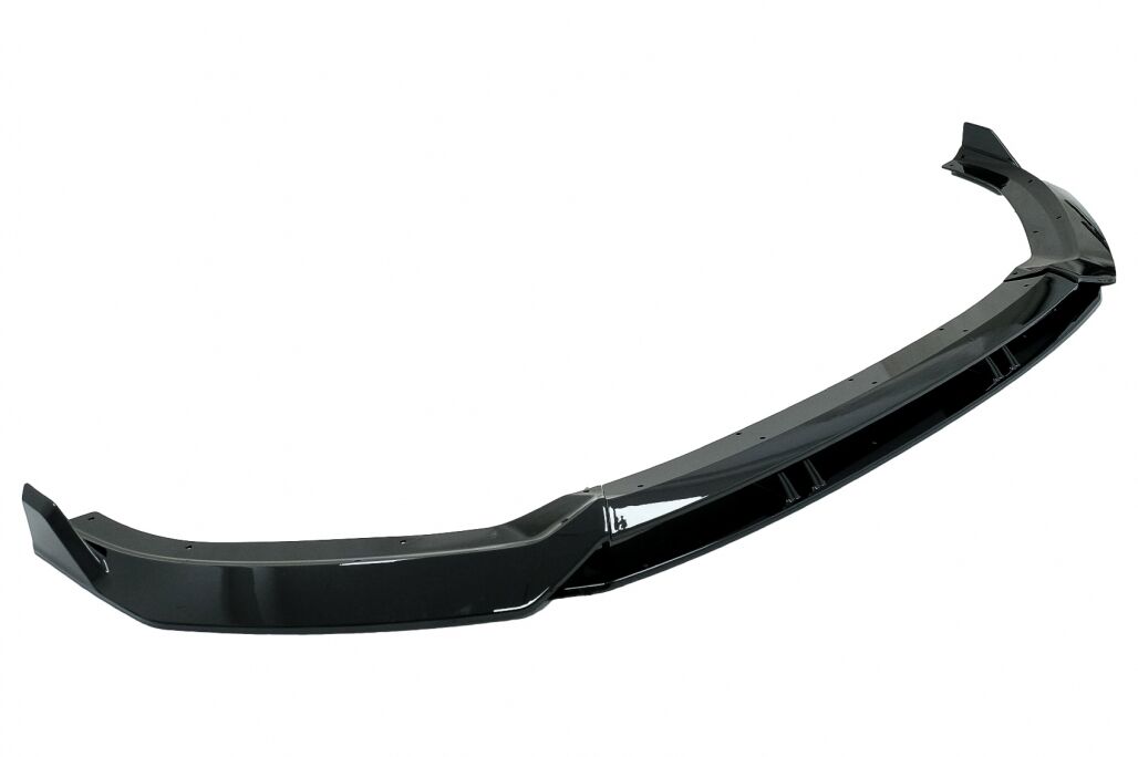 Front Bumper Add-On Spoiler Lip suitable for Audi A3 8V Facelift S-Line (2017-up) Piano Black - Image 8