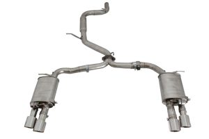 Complete Exhaust System suitable for VW Passat CC (2012-2017) turbo inline 4-cylinder petrol Engine (2.0 TFSI EA888) with Valvetronic
