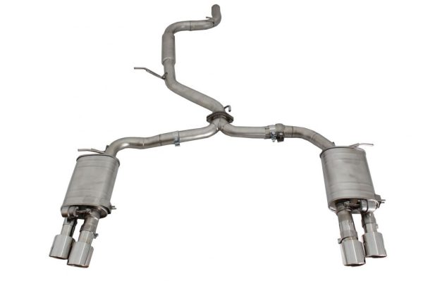 Complete Exhaust System suitable for VW Passat CC (2012-2017) turbo inline 4-cylinder petrol Engine (2.0 TFSI EA888) with Valvetronic