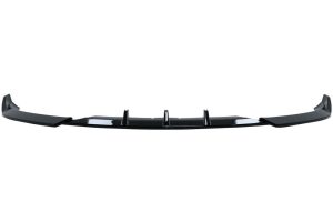 Front Bumper Add-On Spoiler Lip suitable for Audi A4 B8 (2007-2012) Sedan Avant Piano Black