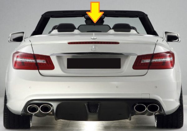 NEW GENUINE MERCEDES BENZ MB E CLASS W207 CABRIOLET WIND BREAKER DEFLECTOR A20786001749051 - Image 2