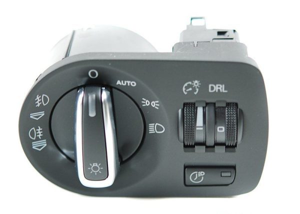 NEW GENUINE AUDI TT/TTS CHROME EUROPEAN HEADLIGHT SWITCH WITH COMING HOME 8J1941531G5PR