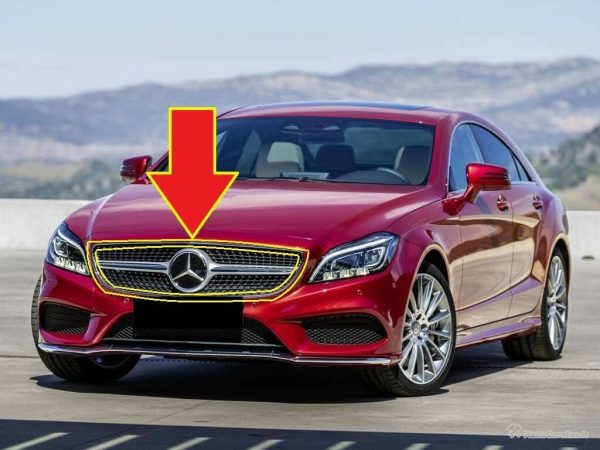 NEW GENUINE MERCEDES BENZ MB CLS W218 FACELIFT FRONT GRILL CHROME SURROUND TRIM A2188850874 - Image 2