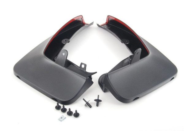 BMW NEW GENUINE X1 SERIES X84 M SPORT REAR MUD FLAPS PAIR SET 82162155851