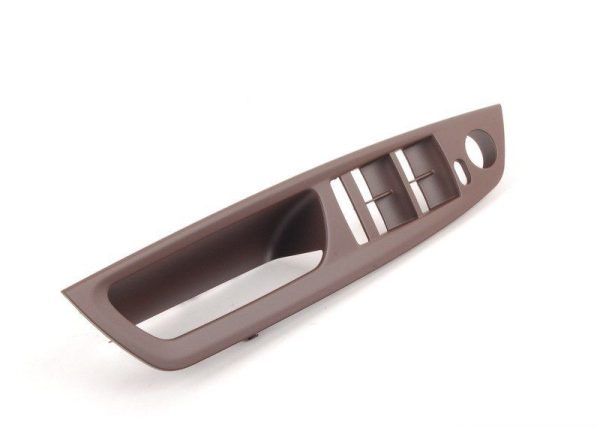 BMW NEW GENUINE E70 FRONT DOOR RECESS GRAB HANDLE TRIM BROWN TOBACCO LEFT LHD 51416975783