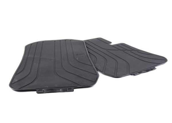 BMW NEW GENUINE 3 SERIES E90 E91 E92 E93 FRONT RUBBER ALLWEATHER FLOOR MATS LHD 51472311024 - Image 2