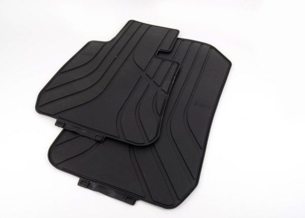 BMW NEW GENUINE 3 SERIES E90 E91 E92 E93 FRONT RUBBER ALLWEATHER FLOOR MATS LHD 51472311024