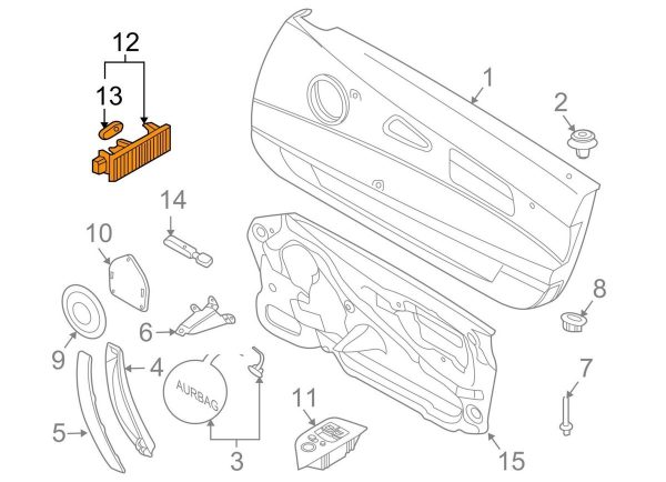 BMW NEW GENUINE E61 E65 E66 E64 E63 E83 INTERIOR LIGHT - INCLUDES BULB 63316962009 - Image 2