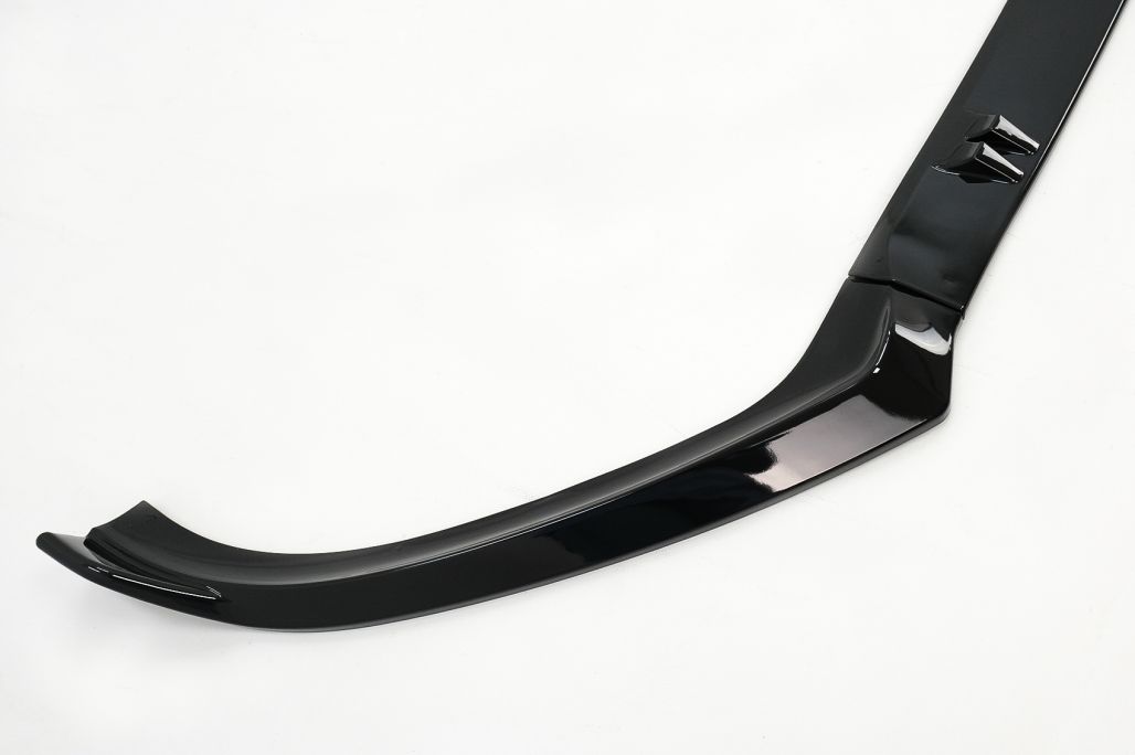 Front Bumper Add-On Spoiler Lip suitable for Audi A4 B8.5 Facelift (2012-2015) Sedan Avant Piano Black - Image 6