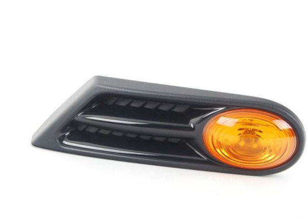 MINI NEW OEM R55 R56 R57 LCI R58 R59 SIDE MARKER SIGNAL AND GRILLE YELLOW LEFT 63137260201