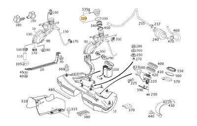 NEW GENUINE MERCEDES BENZ CLK CLASS W209 FUEL TANK FILLER CAP A2114700505 - Image 2
