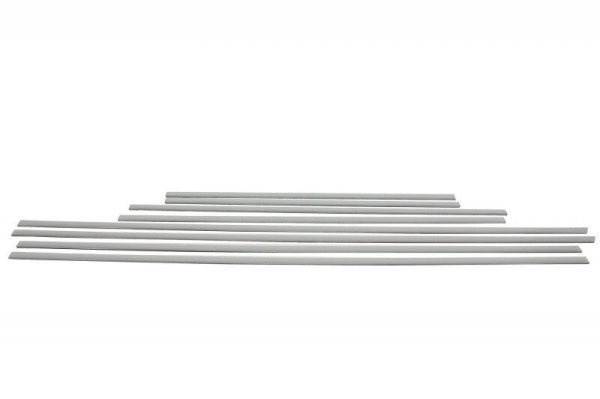 Add On Door Moldings Stripes Brushed Aluminum with Side Decals Sticker Vinyl Black and Turning Lights LED suitable for Mercedes G-Class W463 (1989-2015) - Image 3